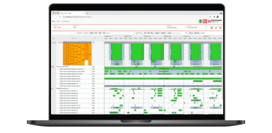 example of Gantt framework eurovision