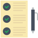 ScheduleJS online appointment scheduler interface with checkmarks and a pen.