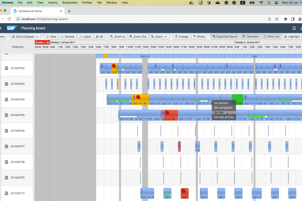 JS Gantt Screenshot