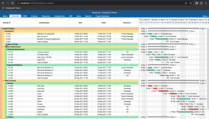 schedulejs viewer